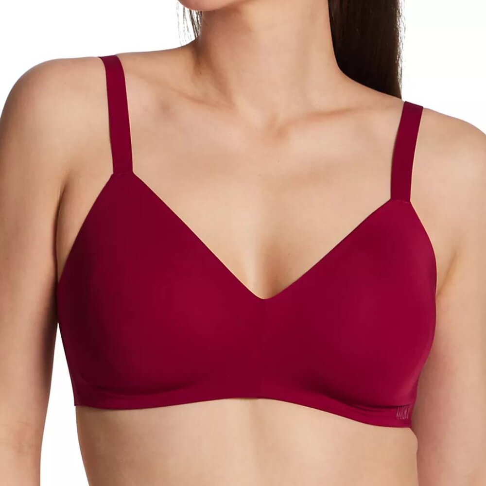 DKNY Wireless Seamless Bra in Deep Berry